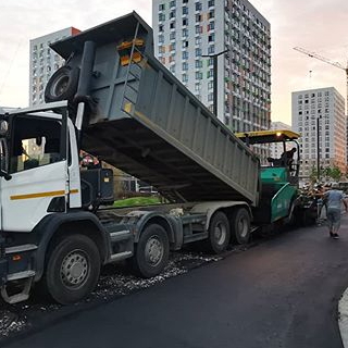 Асфальтрование дороги